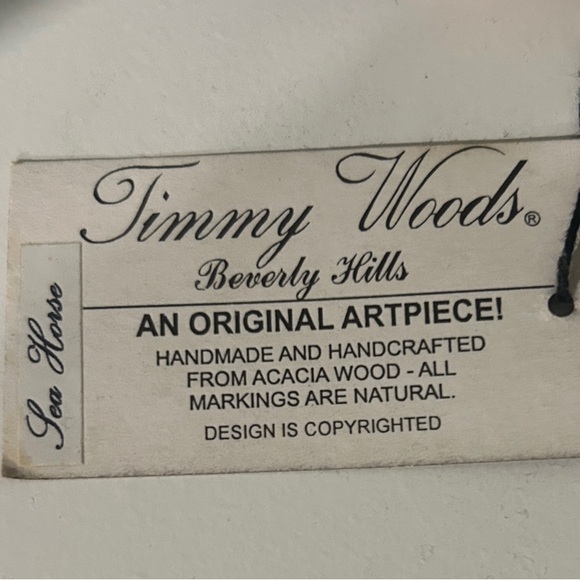 Timmy Woods Blue and Yellow Seahorse Bag - Picture 3 of 4